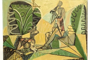 Pablo Picasso (1881-1973), Lino cut with possible added embellishments