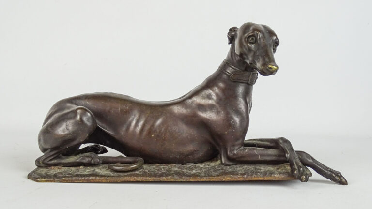 Bronze Whippet Dog