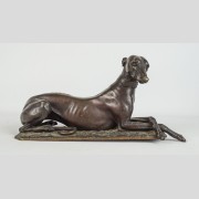 Bronze Whippet Dog