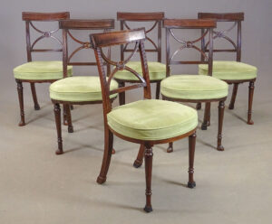 19th c. English Mahogany Dining Chairs (set of 6) 19th c. English Mahogany Dining Chairs (set of 6)