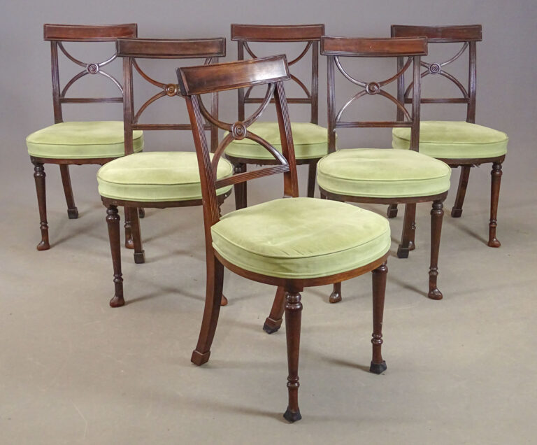 19th c. English Mahogany Dining Chairs (set of 6)