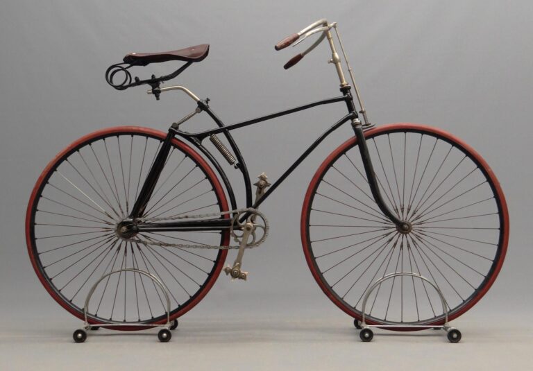 Rare Unknown Maker C. 1890 Hard Tire Safety Bicycle