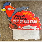1969 Plymouth Road Runner heavy card stock cut out 1969 Plymouth Road Runner heavy card stock cut out